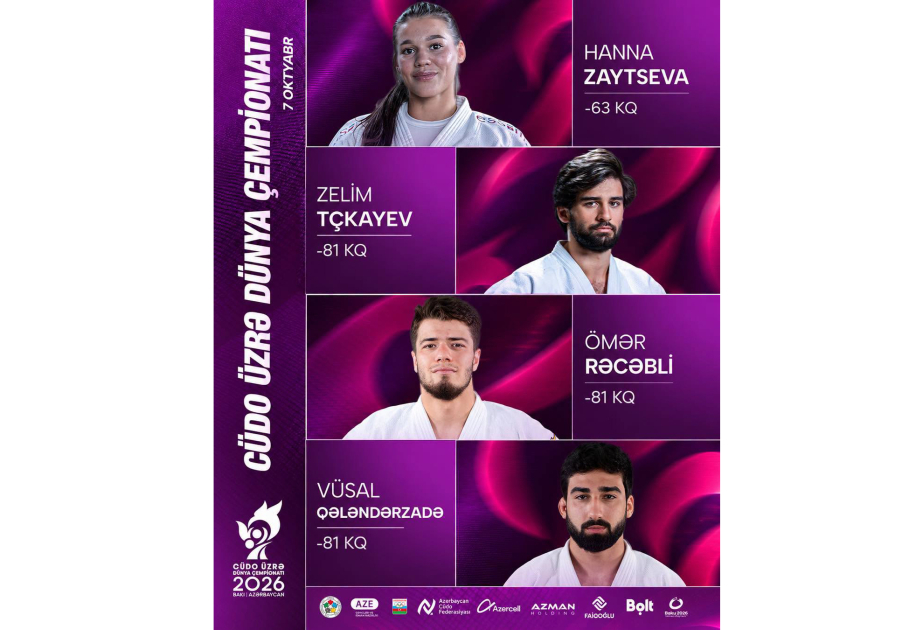 Championnats du monde : 4 autres judokas azerbaïdjanais entrent en lice aujourd’hui