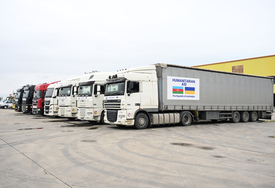 Azerbaiyán envía un nuevo lote de ayuda humanitaria a Ucrania