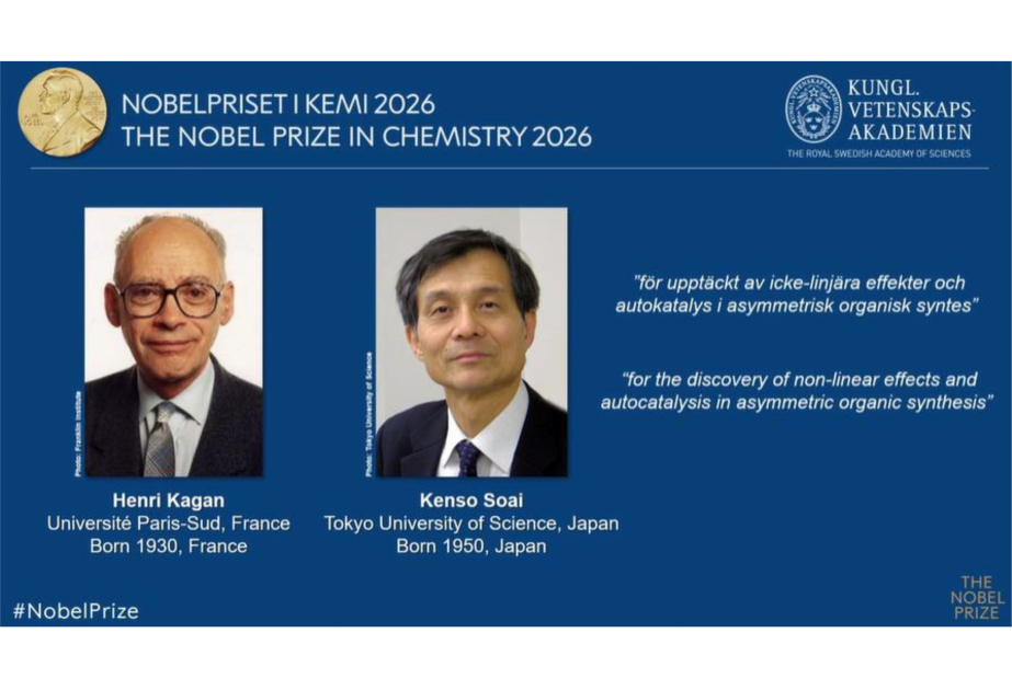 Kimya üzrə Nobel mükafatı laureatlarının adları açıqlanıb YENİLƏNİB
