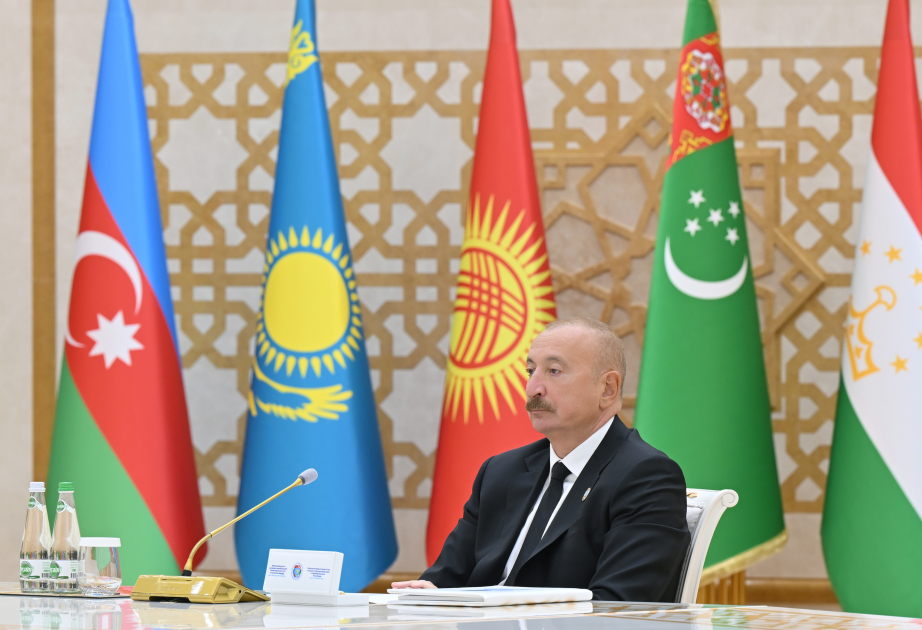 Prezident İlham Əliyev: Azərbaycanın Mərkəzi Asiya ölkələri ilə ticarət dövriyyəsi ötən il 50 faizdən çox artıb