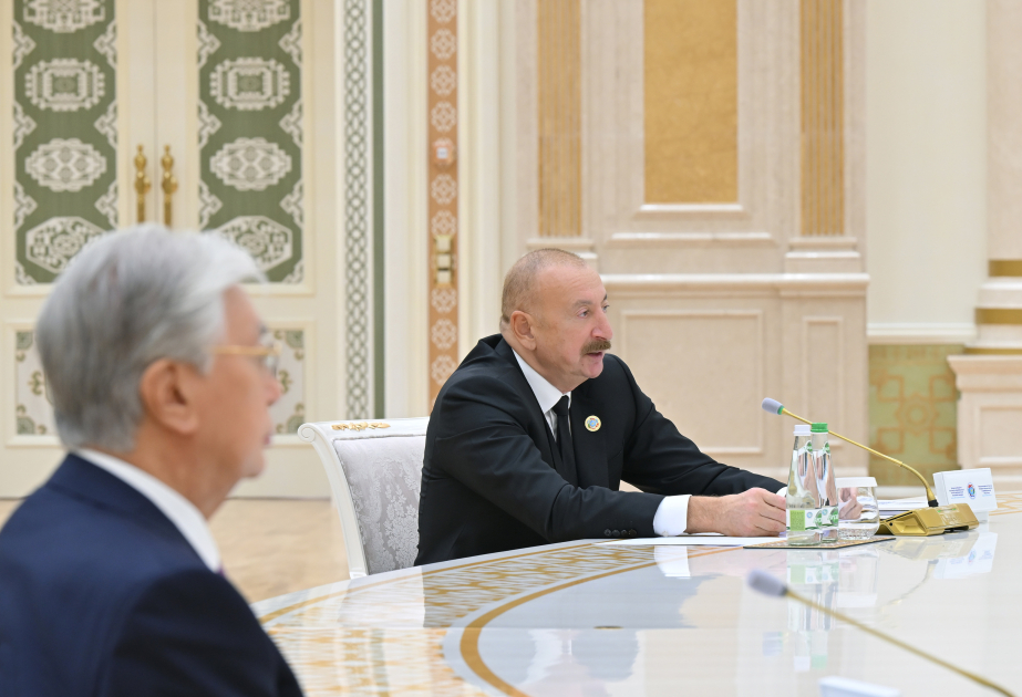 President: Azerbaijan is working jointly with Kazakhstan and Uzbekistan to create a green energy corridor
