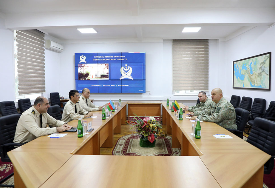 Lithuanian Military Academy delegation visits Azerbaijan