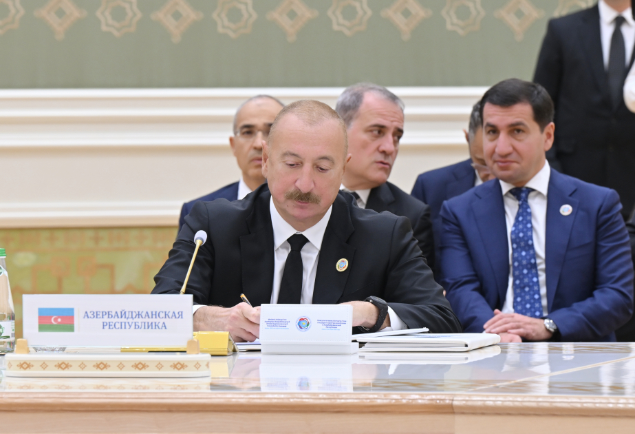 Türkmənbaşı şəhərində sənədlərin imzalanması mərasimi olub