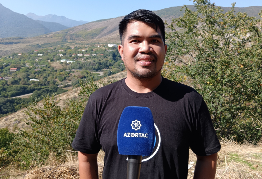 Filipino traveler: I have high expectations from expedition to Garabagh and East Zangezur