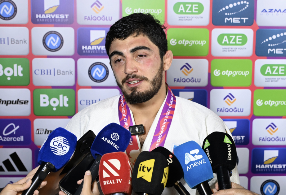 Dünya üçüncüsü olan Azərbaycan cüdoçusu: Tatamiyə çıxanda birinci atamı sevindirməyi düşünürdüm