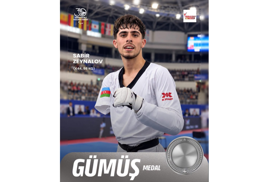 Azərbaycan parataekvondoçusu Paris Qran-Prisində gümüş medal qazanıb
