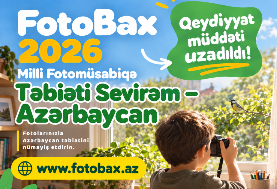“FotoBax” fotomüsabiqəsinə müraciətlərin başa çatmasına iki gün qalıb