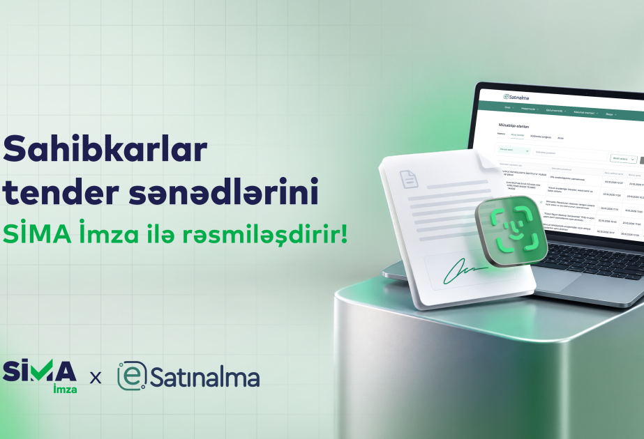 ® Sahibkarlar “Etender.gov.az” portalında sənədləri “SİMA İmza” imzalayacaq