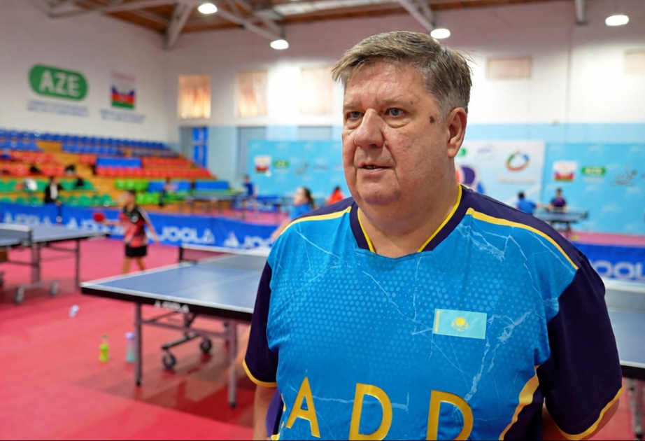 Qazaxıstanlı mütəxəssis: Azərbaycan stolüstü tennisinin qazandığı uğurlar təsadüfi deyil