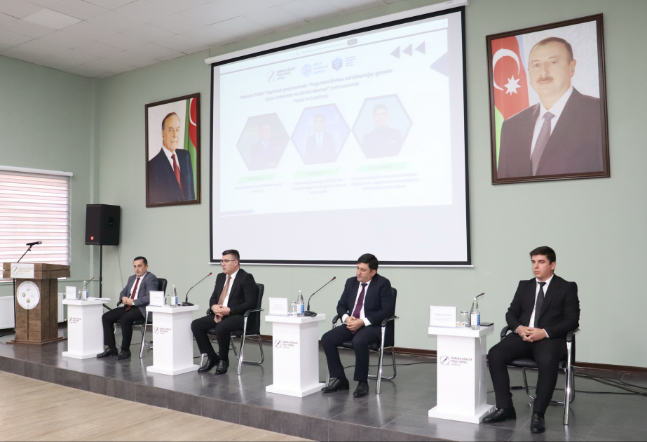 Qəbələdə müzakirələr: Peşə təhsilindən sahibkarlığa - gənclər üçün imkanlar və dövlət dəstəyi