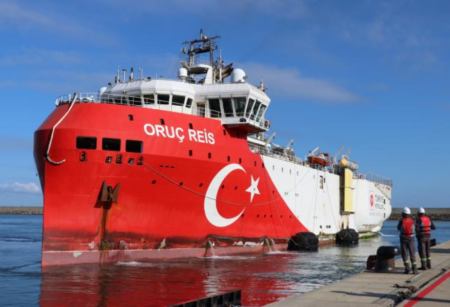 Турецкое судно Oruç Reis проведет сейсморазведку маршрута газопровода в направлении ТРСК