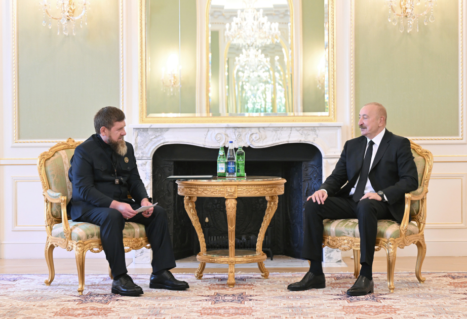 Le président azerbaïdjanais reçoit le dirigeant de la République tchétchène de Russie MIS A JOUR
