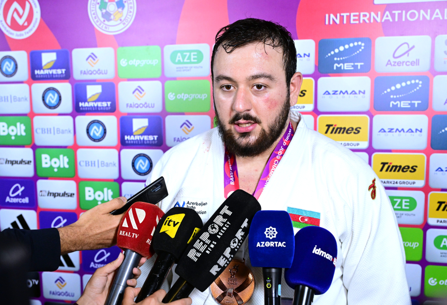 Bürünc medal qazanan Azərbaycan cüdoçusu: Üçüncü yer uğrunda görüşə tam hazır deyildim