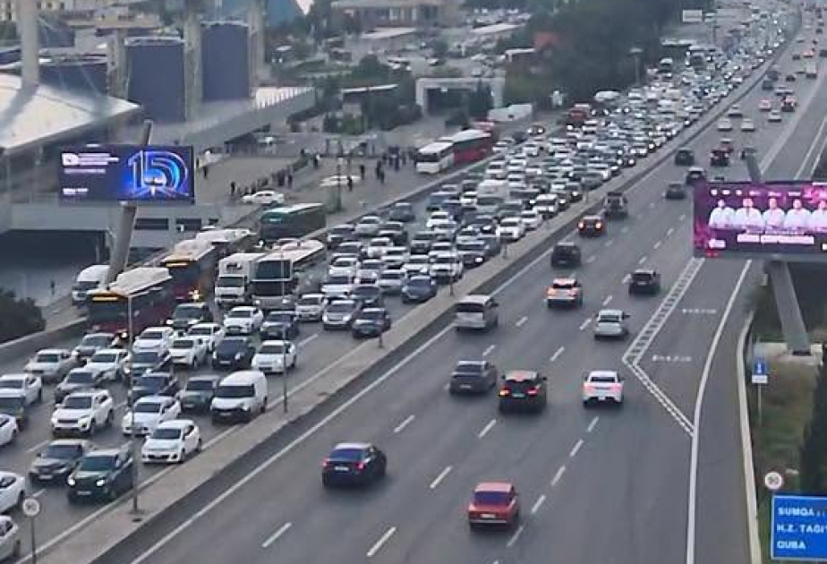 Hazırda Bakıda sıxlıq qeydə alınan yollar açıqlanıb