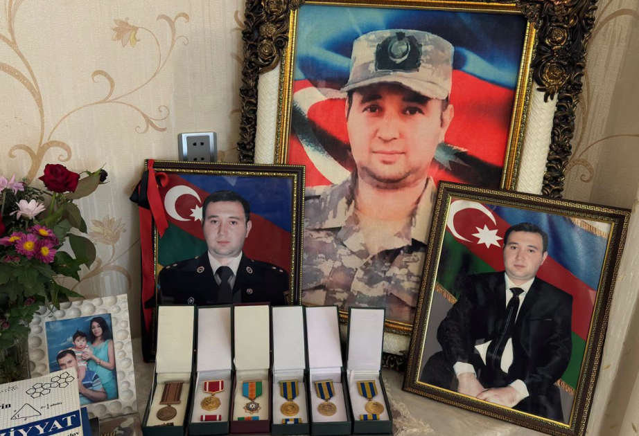Gəncədə şəhid Rabil İsmayılovun ailəsi ziyarət edilib