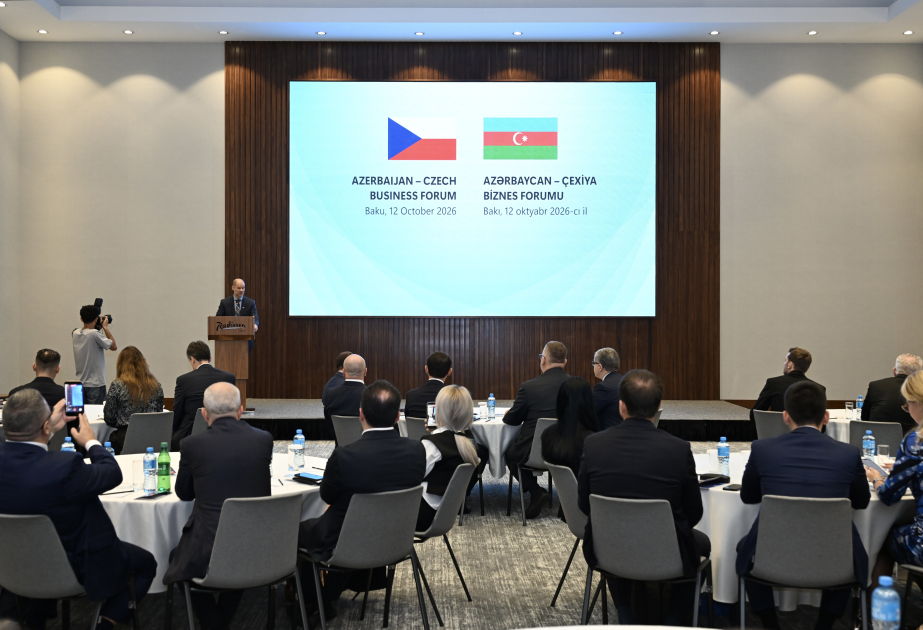 Azerbaijan–Czech Business Forum gets underway in Baku