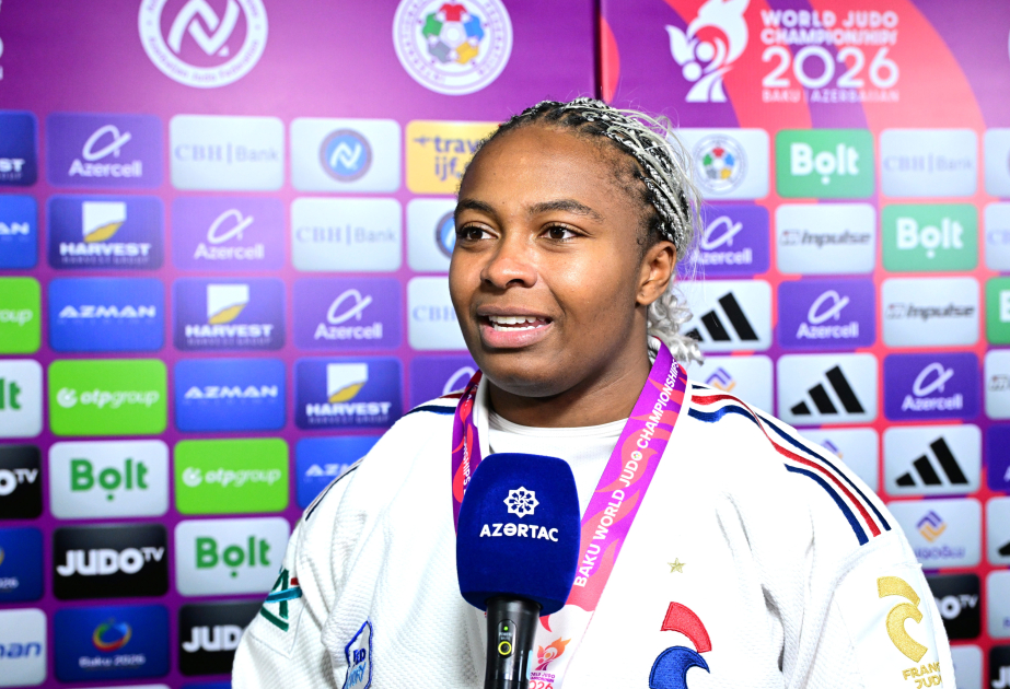 Bakıda gümüş medal qazanan fransalı cüdoçu: Dünya çempionatı möhtəşəm idi