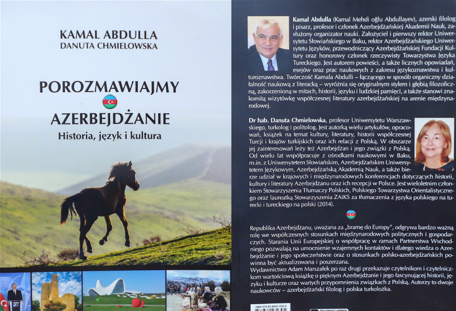 Xalq yazıçısı Kamal Abdullanın “Azərbaycanca danışaq” kitabı Polşada nəşr olunub