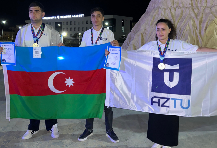 AzTU tələbələri beynəlxalq idman yarışında üç medal qazanıblar