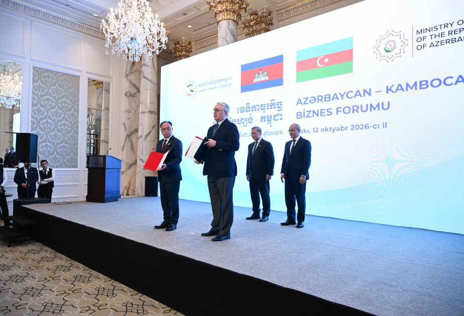 Un mémorandum d'accord échangé entre les chambres de commerce de l'Azerbaïdjan et du Cambodge