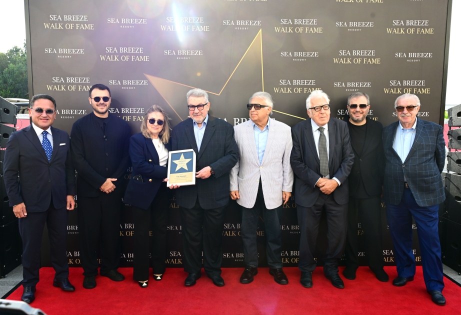 “Sea Breeze Walk of Fame”də Yuli Qusmanın adına ulduz açılıb