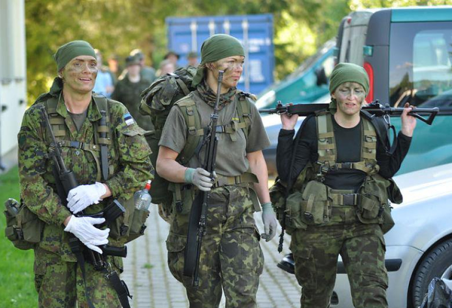 Estoniya 2035-ci ilədək müddətli hərbi xidmətə çağırılan qadınların sayını dörd dəfə artıracaq