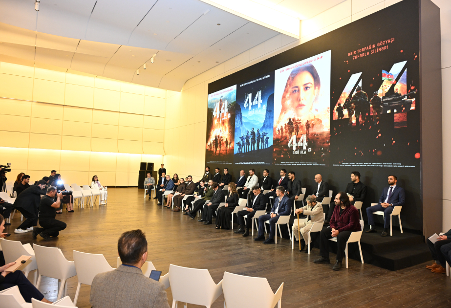 “44” bədii filmi ilə bağlı mətbuat konfransı təşkil olunub