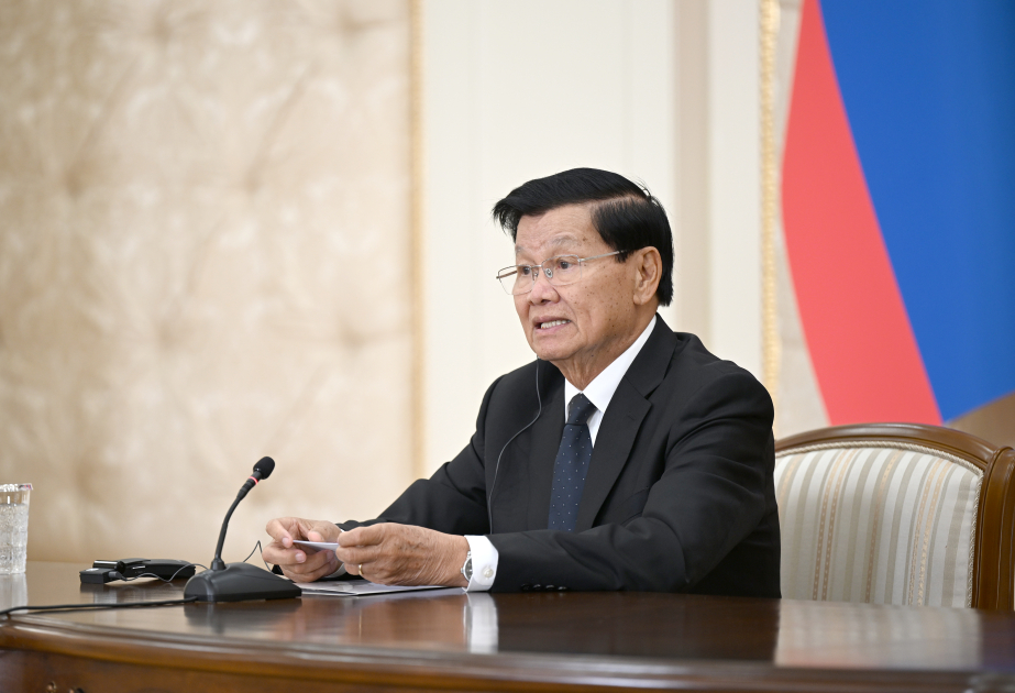 Laotischer Präsident: Ich erlebe Entwicklung Aserbaidschans