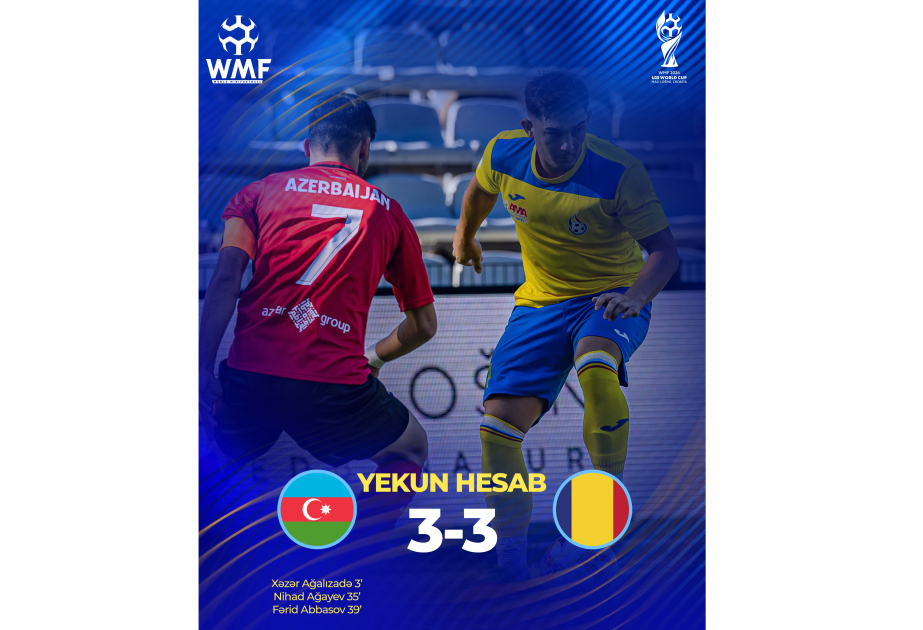 Azərbaycanın U-23 minifutbol millisi dünya çempionatına heç-heçə ilə başlayıb