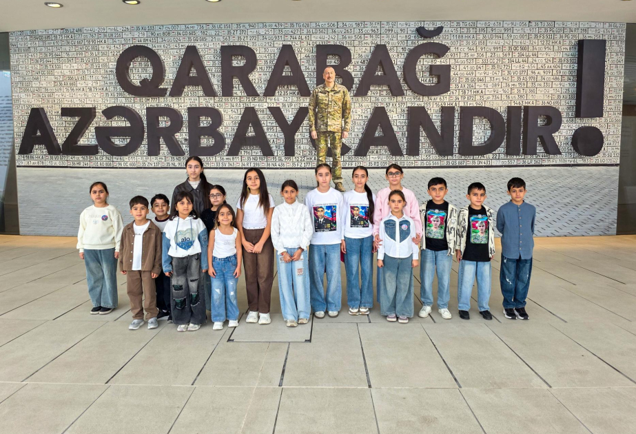 Şəhid övladları üçün Zəfər Muzeyinə ekskursiya təşkil edilib