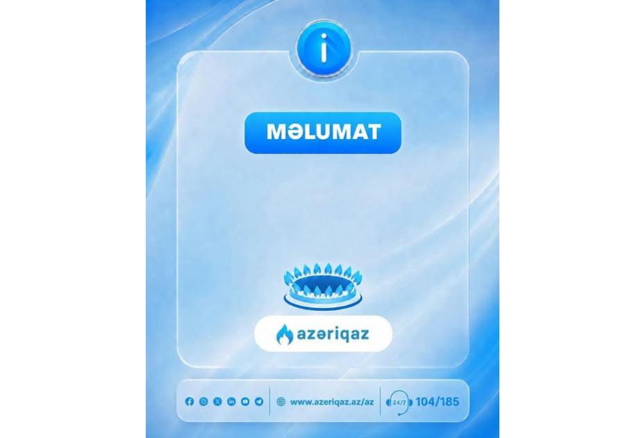 Təmir işləri ilə əlaqədar Bakının bəzi ərazilərində qaz kəsiləcək