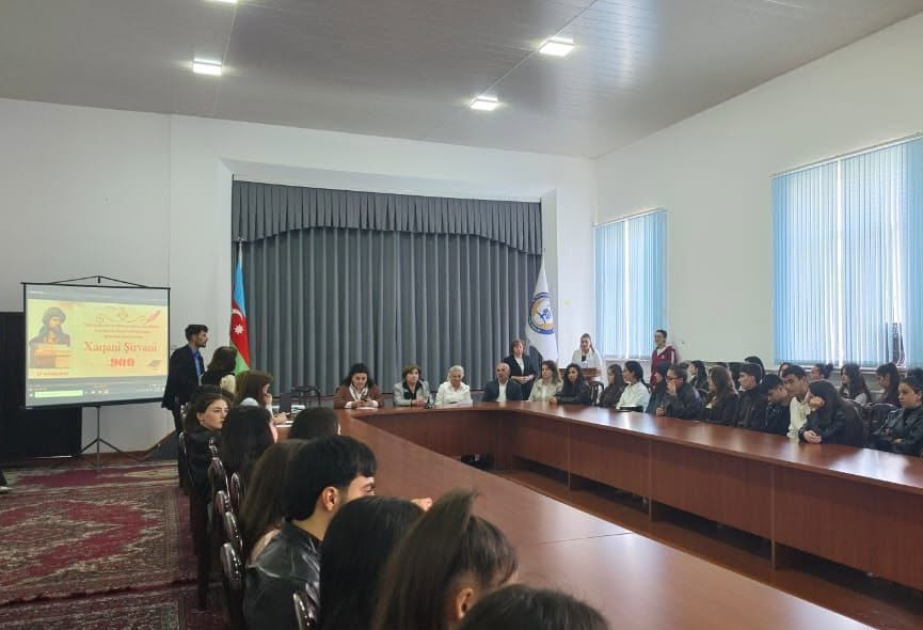 Şəkidə Xaqani Şirvaninin 900 illiyinə həsr olunan tədbir – “Əsrlərdən gələn səs”