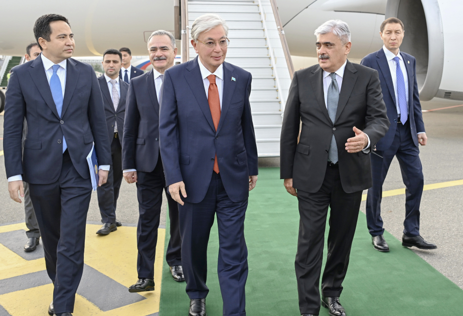 Qazaxıstan Prezidentinin Azərbaycana səfəri başlayıb
