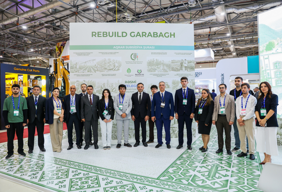 Kənd Təsərrüfatı Nazirliyi 6-cı “Rebuild Garabagh” sərgisində təmsil olunur