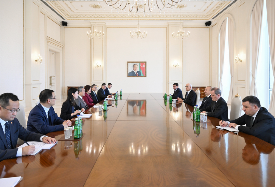 President Ilham Aliyev received member of Political Bureau of CPC Central Committee