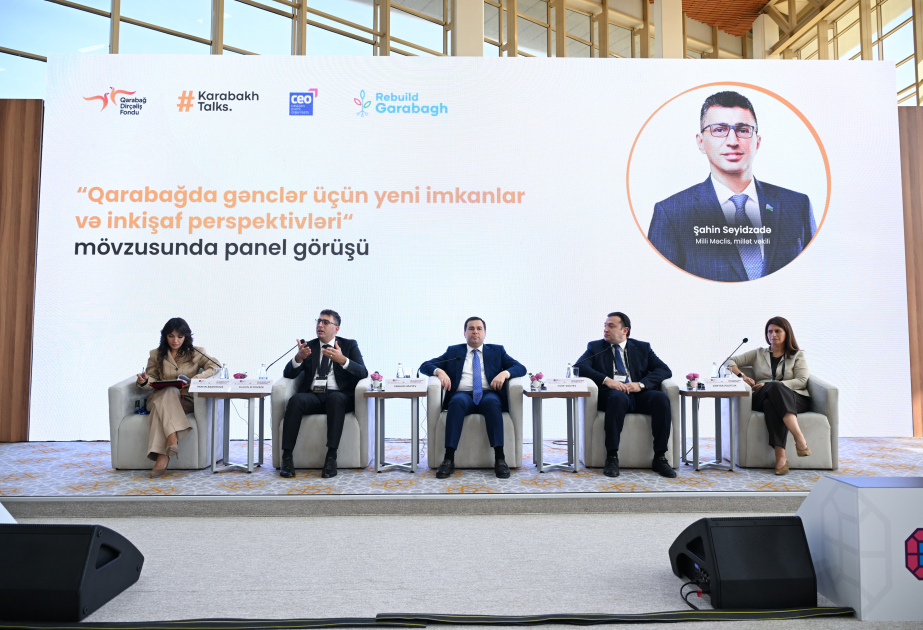 “Qarabağda gənclər üçün yeni imkanlar və inkişaf perspektivləri” - panel görüşü