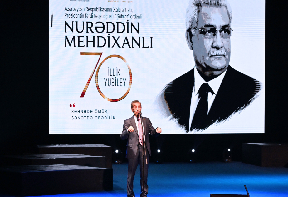 Xalq artisti Nurəddin Mehdixanlının 70 illik yubileyi qeyd olunub