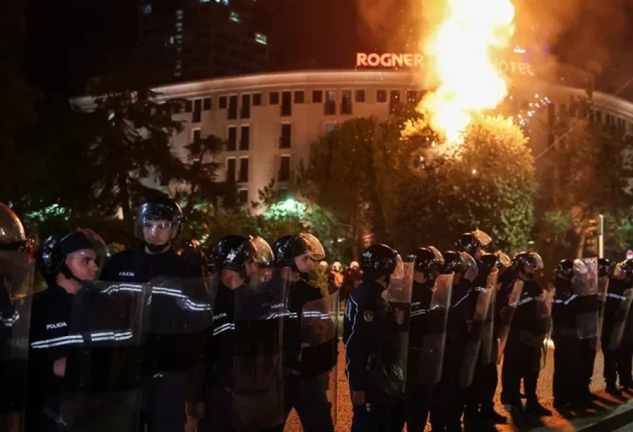 Albaniyada baş verən iğtişaşlarda 29 nəfər yaralanıb
