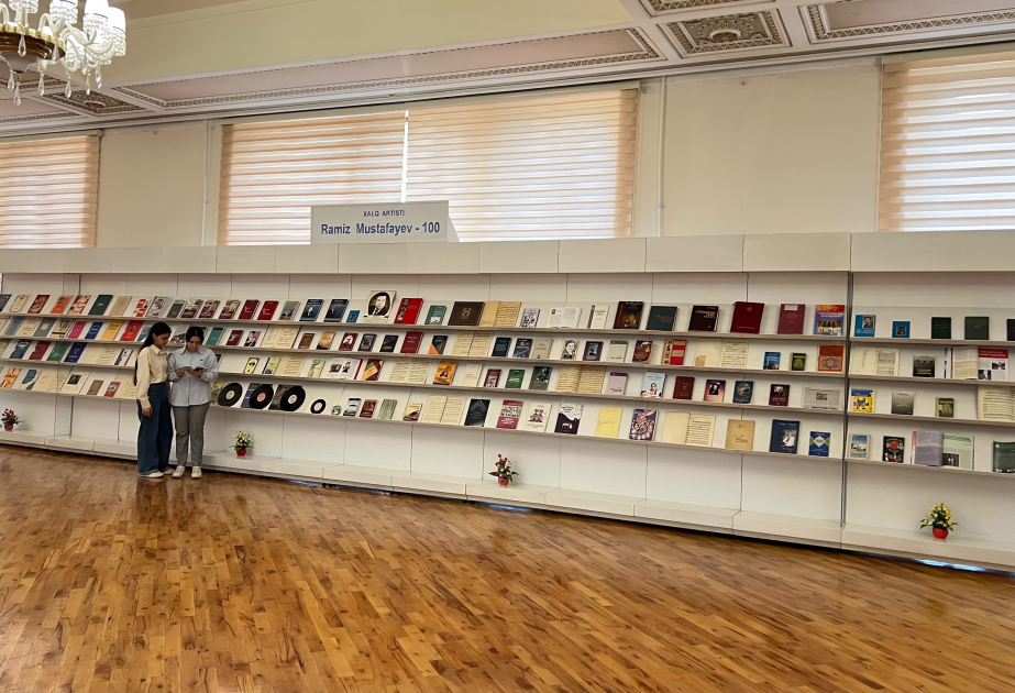Milli Kitabxanada “Xalq artisti Ramiz Mustafayev - 100” adlı sərgi açılıb