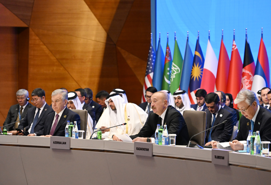 President Ilham Aliyev: Azerbaijan plays an increasingly important role as a connecting hub in the Eurasian space