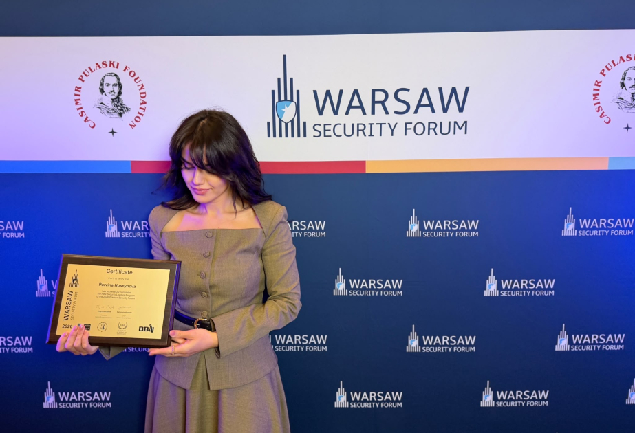Azərbaycanlı qadın Varşava Təhlükəsizlik Forumunun nüfuzlu liderlik proqramına seçilib