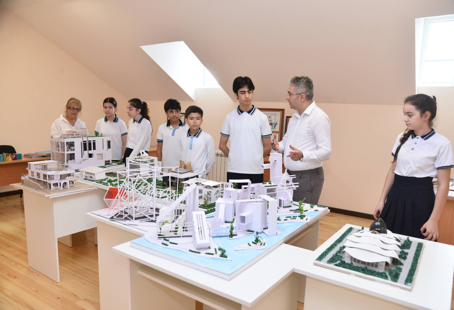 İncəsənət Gimnaziyasının binası əsaslı təmirdən sonra istifadəyə verilib
