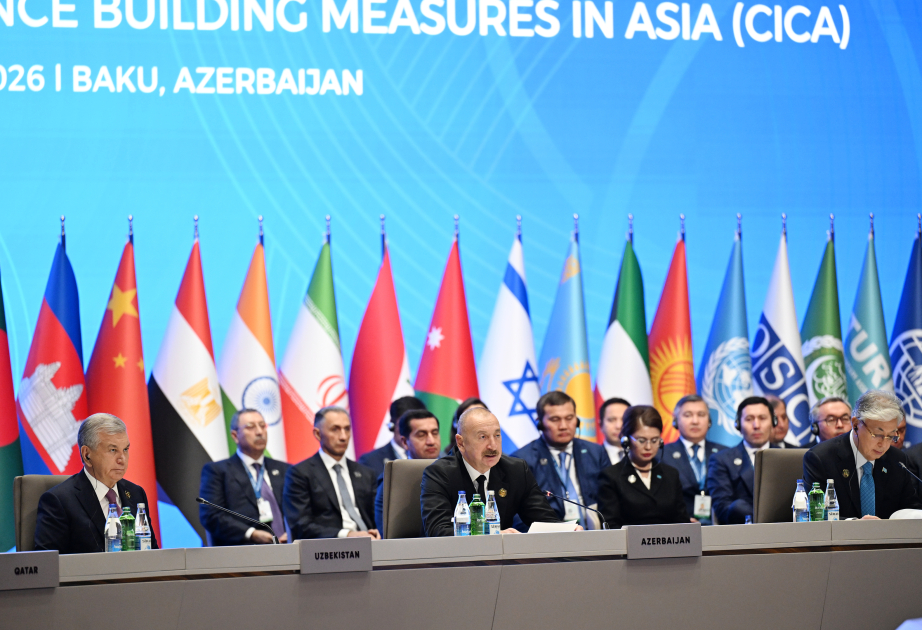 Baku hosts 7th CICA Summit  President Ilham Aliyev addressed the event