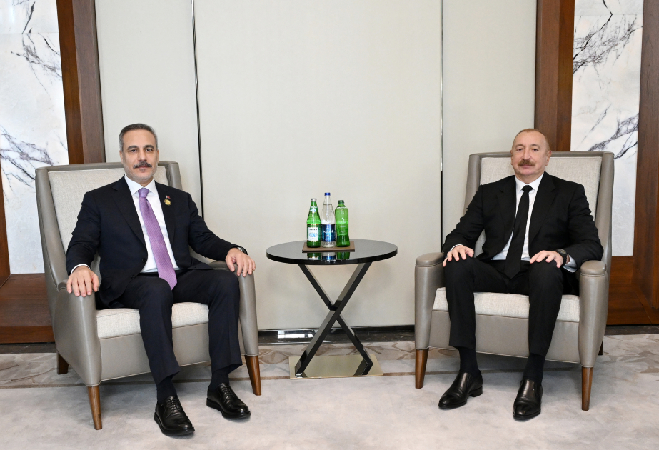 President Ilham Aliyev received Türkiye’s Minister of Foreign Affairs