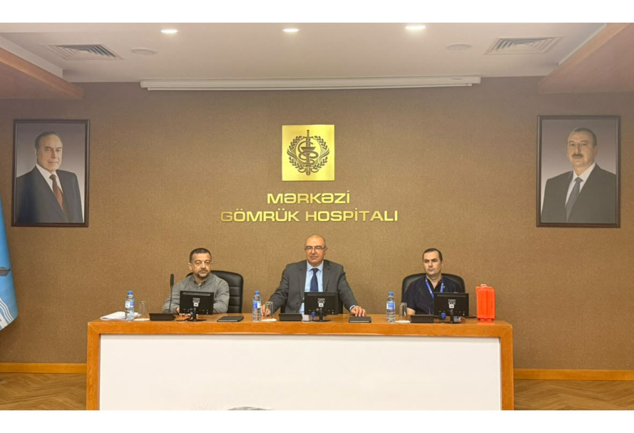 Mərkəzi Gömrük Hospitalında Mühafizə Xidmətinin əməkdaşları ilk yardım barədə məlumatlandırılıblar