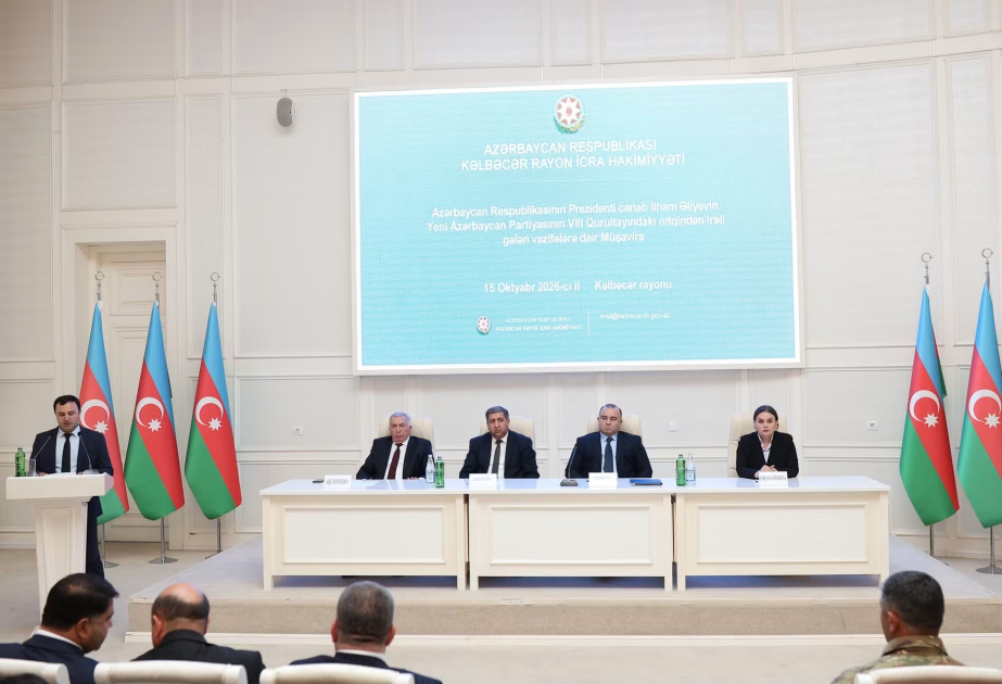 Kəlbəcərdə qarşıya qoyulan vəzifələrin ardıcıl və vaxtında icrası vacibdir