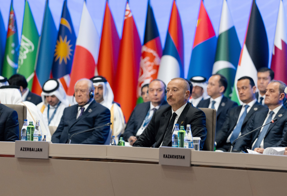 President Ilham Aliyev speaks about liberation of Azerbaijani territories at CICA Summit