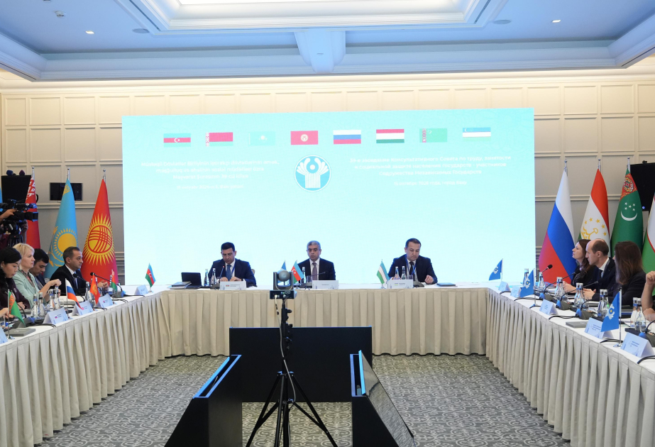 أذربيجان تسلم رئاسة المجلس الاستشاري للعمل والتوظيف والحماية الاجتماعية لرابطة الدول المستقلة