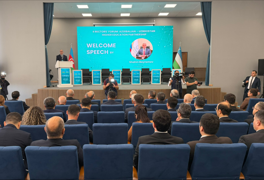 Azərbaycan və Özbəkistan ali təhsil müəssisələri arasında İkinci Rektorlar Forumu işə başlayıb