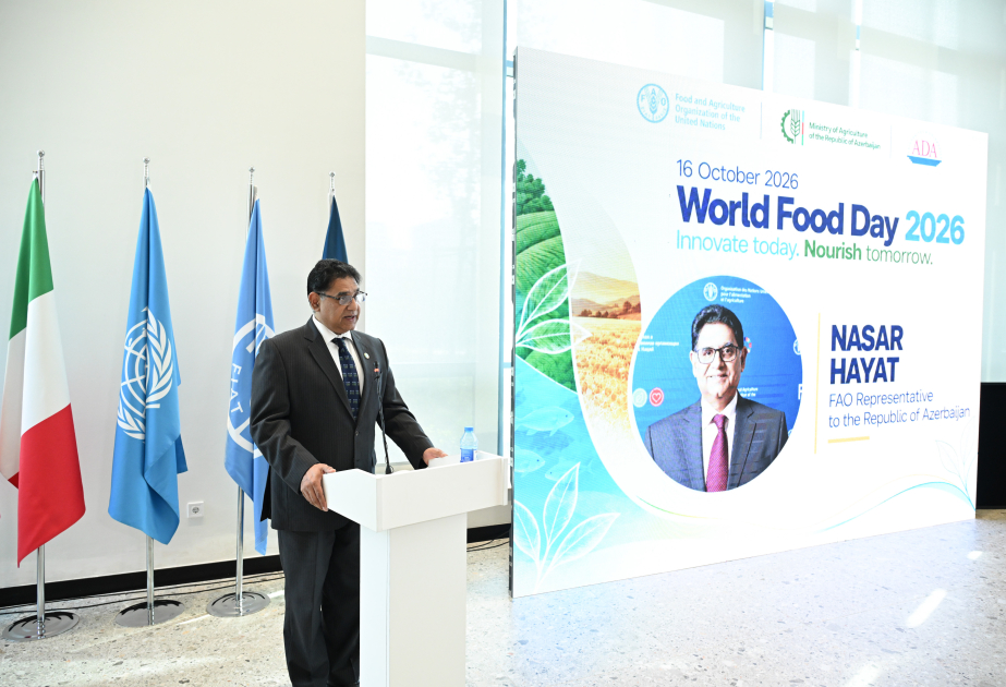 FAO-nun nümayəndəsi: İnnovasiyalar fermerlərin problemlərinin həllinə kömək edə bilər